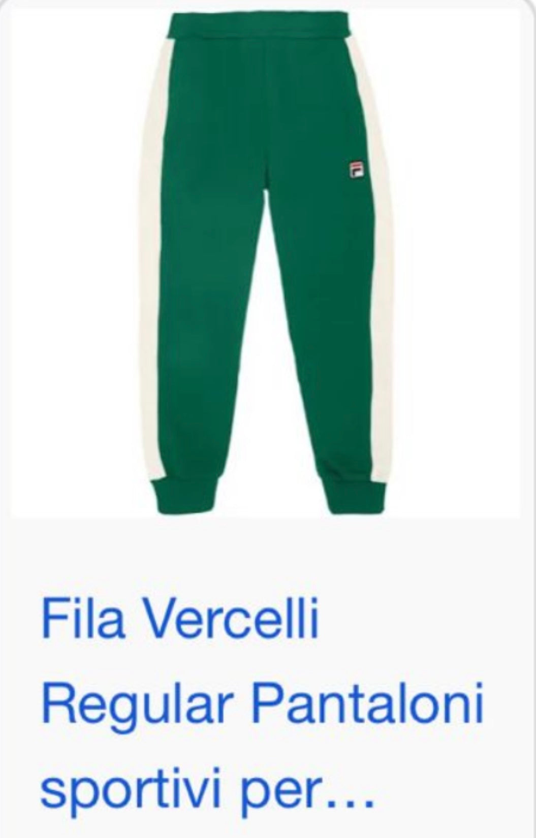 Fila Vercelli pantalone jr