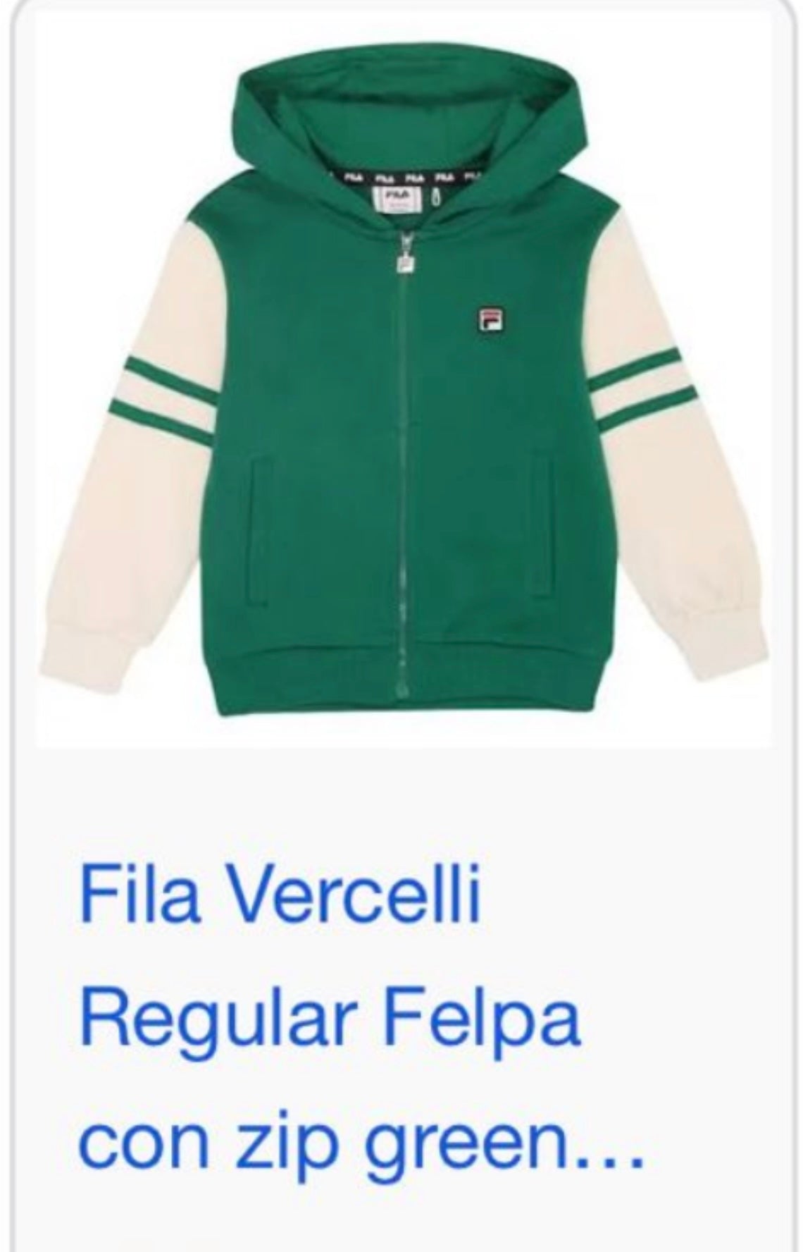 Fila Vercelli Felpa jr